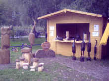 Eine Ausstellung zum Markt in Dierhagen im Oktober 2006