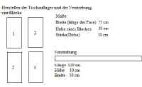 Auflager für Tisch und Verstrebung - Gartengarnitur von Siegfried Kümmel