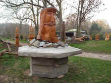 Der Rohling des oberen Teil des Mimir Brunnen ist aus der Erdform. Klicken Sie auf das Bild, so gelangen Sie zu einer Vergrerung.