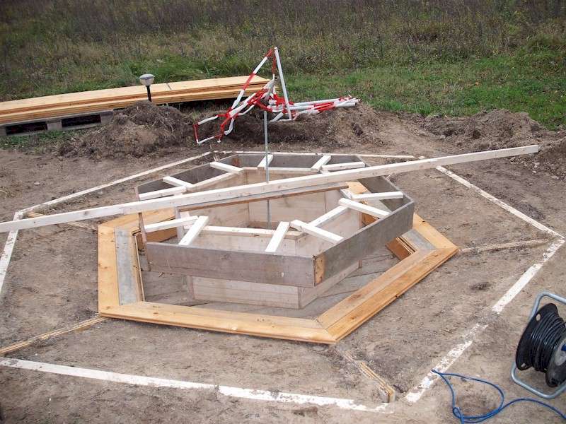 Die Flche des unteren Teller des Brunnen der Weisheit wird eingeschalt