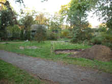 Die Aufstellflche in Dierhagen-Strand - mit Blick von Neuhaus kommend