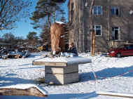 Winterpause am Mimirbrunnen 2008/2009 - wieder einmal Schnee 01