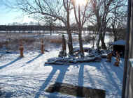 Winterpause am Mimirbrunnen 2008/2009 - wieder einmal Schnee 02