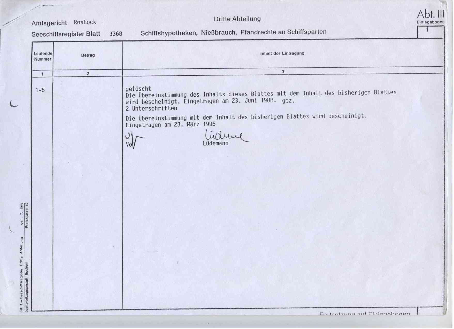 Auszug aus dem Schiffsregister - Seite 4 - Klick zurck