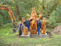 Gruppe Odin mit Geri, Freki, Hugin und Munin  - Bilder von Siegfried Kümmel