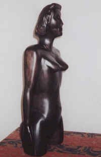 Figur in der Galerie - kleine Werke