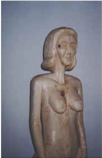 Figur in der Galerie - kleine Werke